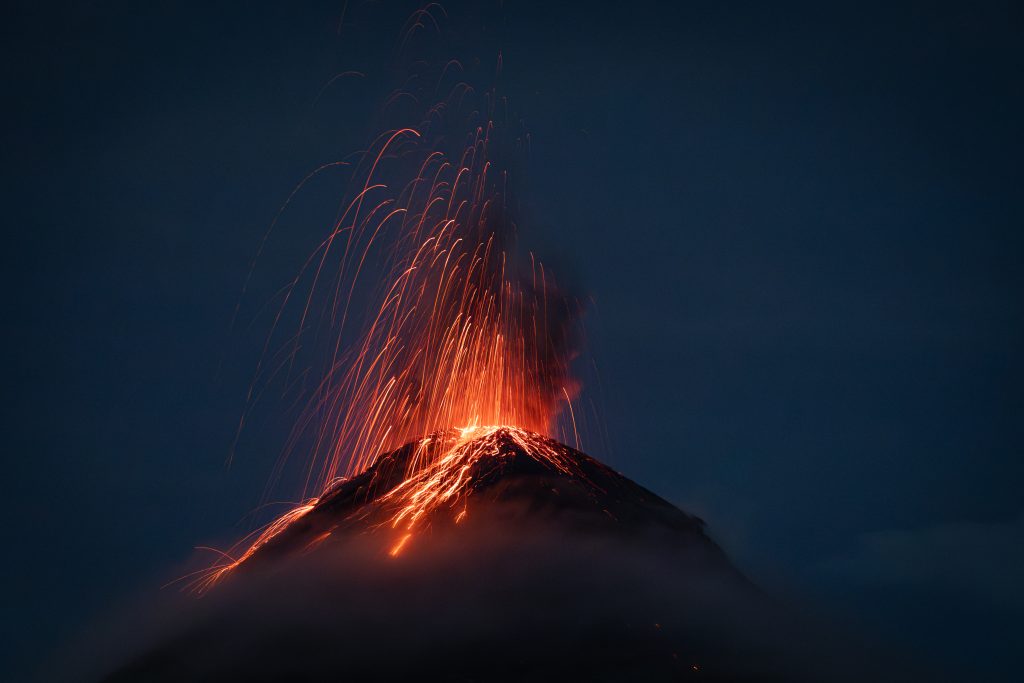 Volcan de fuego Guatemala